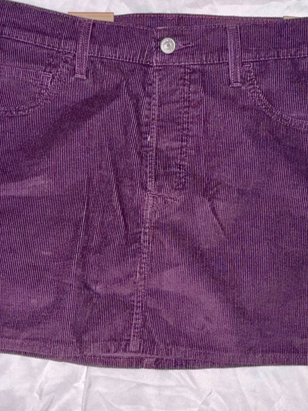 NWT Levi’s Corduroy Mini Skirt in Deep Plum